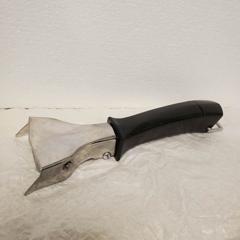Corningware Handle for Baking Dish. Silver Metal. Black Bake Lite.